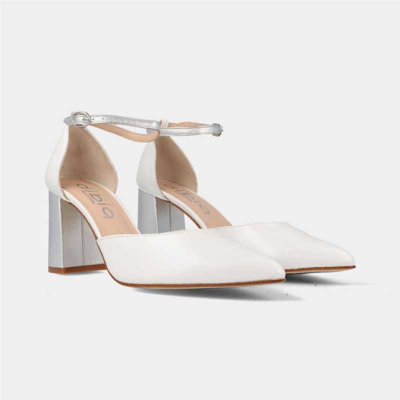 Tacón Glamour Luxe BLANCO