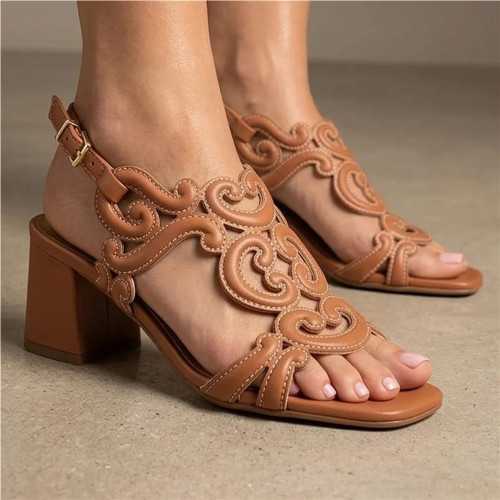 Sandalia tacón Atenea de Pedro Miralles