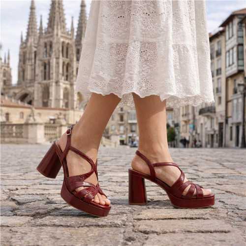 Sandalia tacón de Pedro Miralles