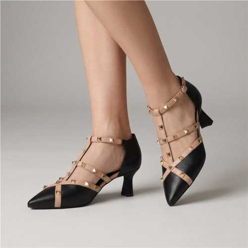 Tacón Valentino de Angari TAUPE